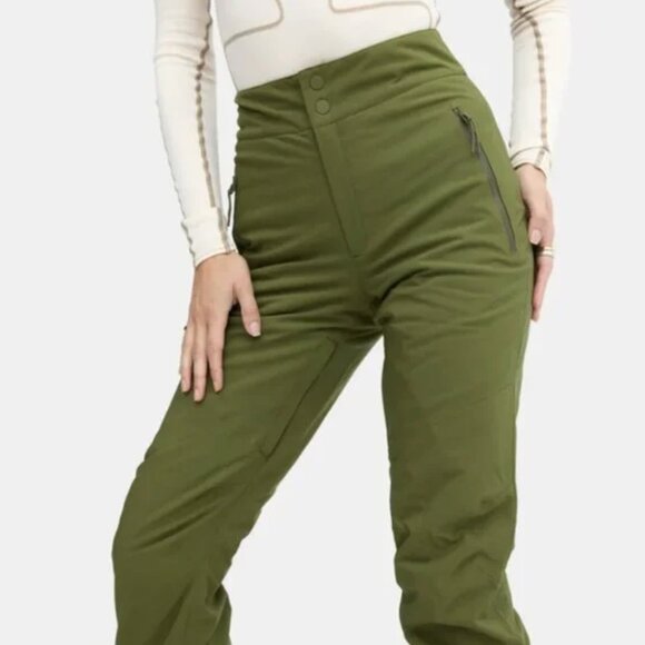 NWT Halfdays Alessandra Ski/Snowboard Pant - Olive - Small - Picture 2 of 4